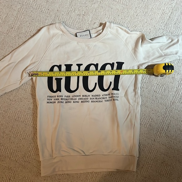 Gucci White Cities Sweatshirt - Picture 10 of 12